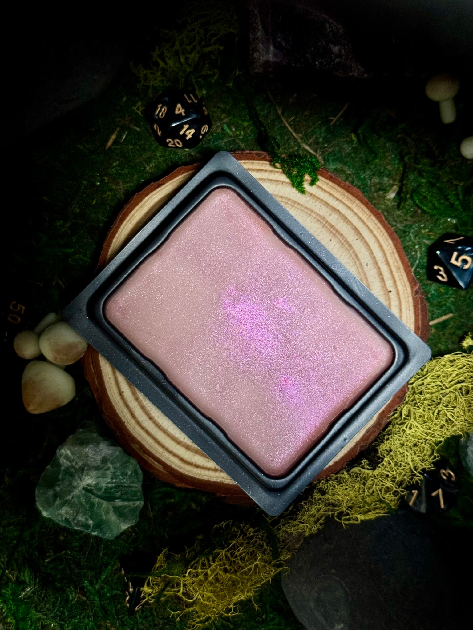 Amberstall fantasy wax melt with notes of vanilla and patchouli, perfect for fantasy market scenes.